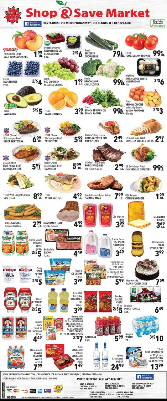 Shop And Save Market Weekly Ad (8/24/22 8/30/22) OpinionJoy